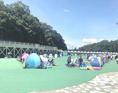 ネスタリゾート神戸のテント広場